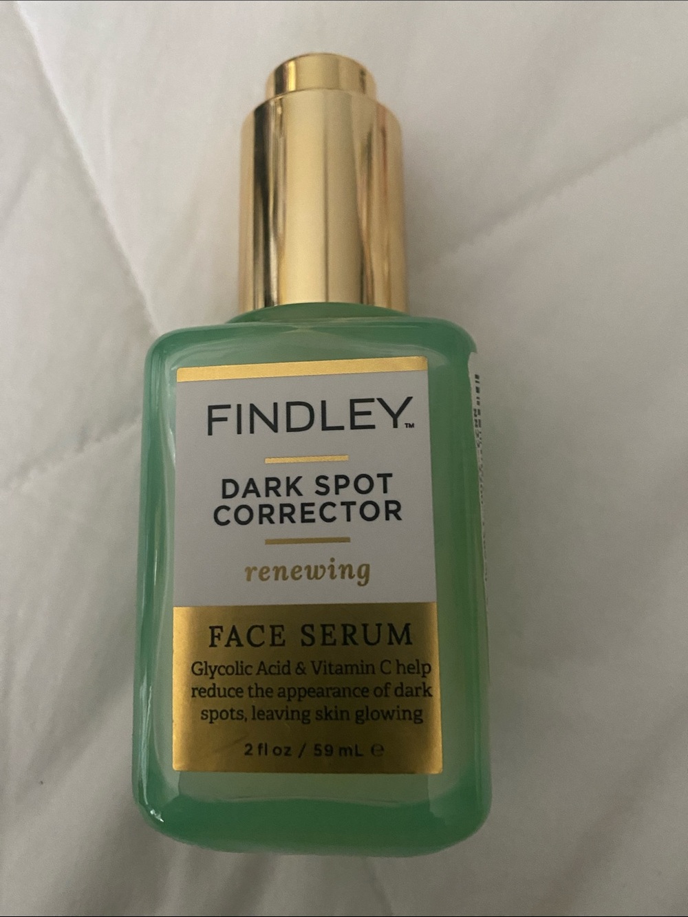 Finley Green and Gold Face Serum – Dark Spot Corrector